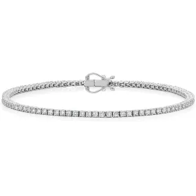 18K White Gold Diamond Tennis Bracelet (2 ct. tw.)