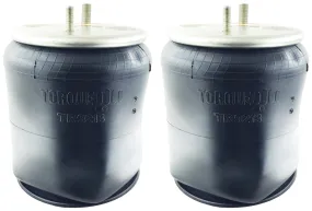 2 pack of TORQUE Air Spring Bag for Navistar Trucks (Replaces Firestone 9213, Navistar 1660581C-1, 501559C-1, 501559C-2, Firestone W01-358-9213) (2 x TR9213)