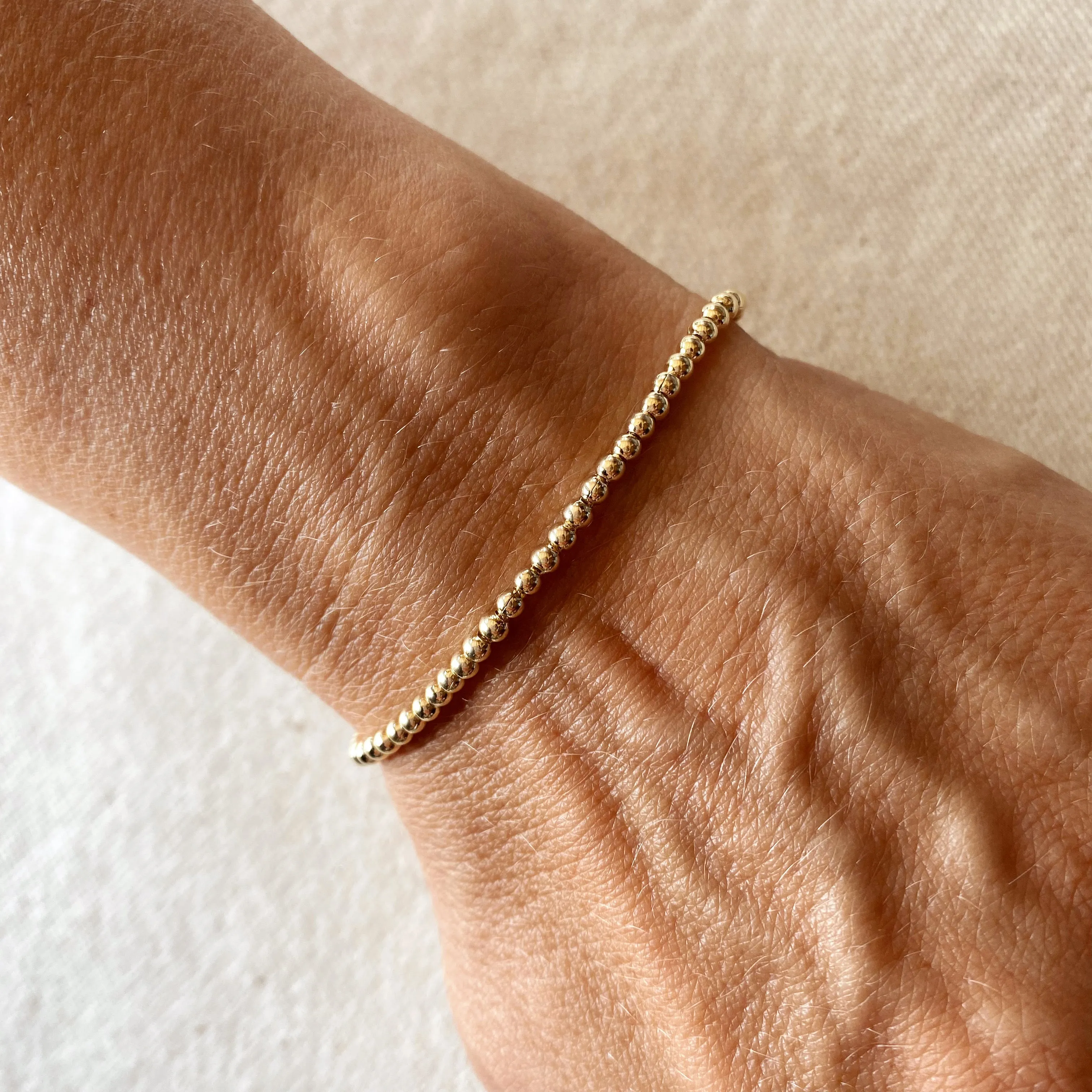 2.5 mm Beaded Bracelet