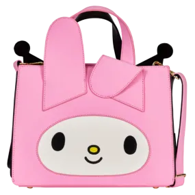8" Sanrio - My Melody & Kuromi Faux Leather Crossbody Bag Loungefly