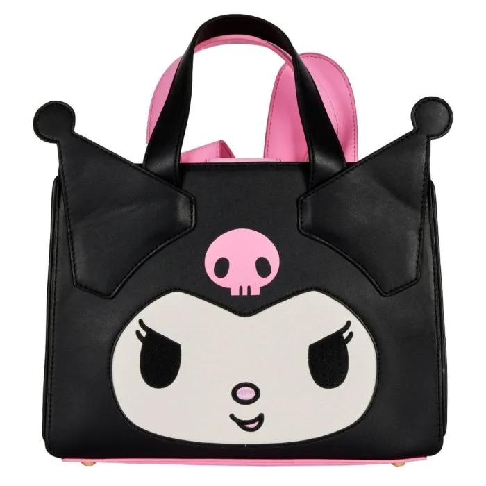 8" Sanrio - My Melody & Kuromi Faux Leather Crossbody Bag Loungefly