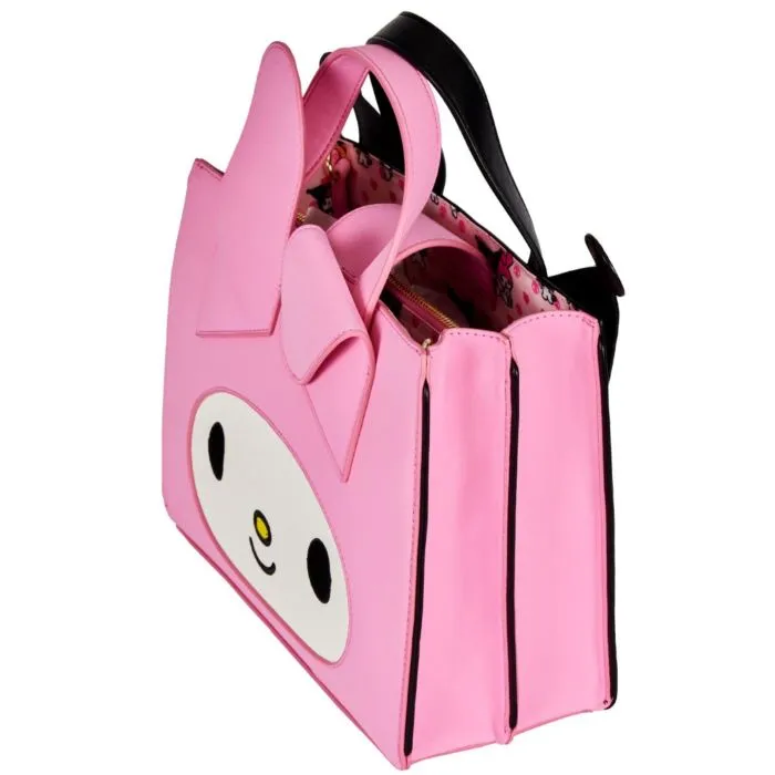8" Sanrio - My Melody & Kuromi Faux Leather Crossbody Bag Loungefly
