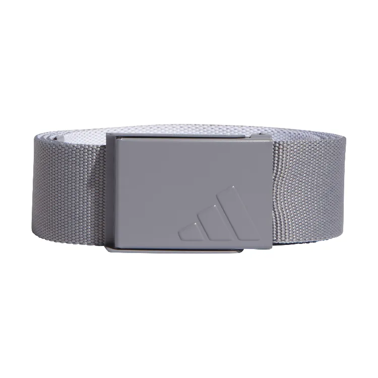 adidas Reversible Webbing Golf Belt - Grey/White