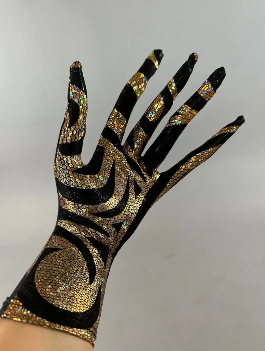 Alien Full Body Costume Set, Turtleneck Catsuit, Spiked Accessories, Open-Eye Headpiece