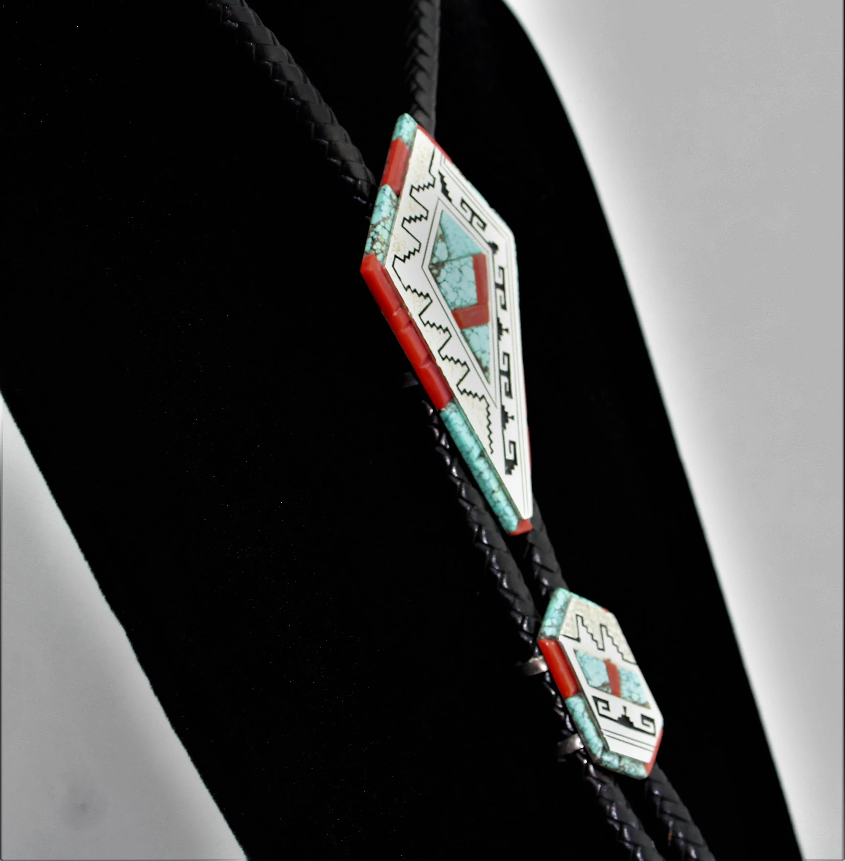 Alvin and Lula Begay Bolo Tie Buckle Set