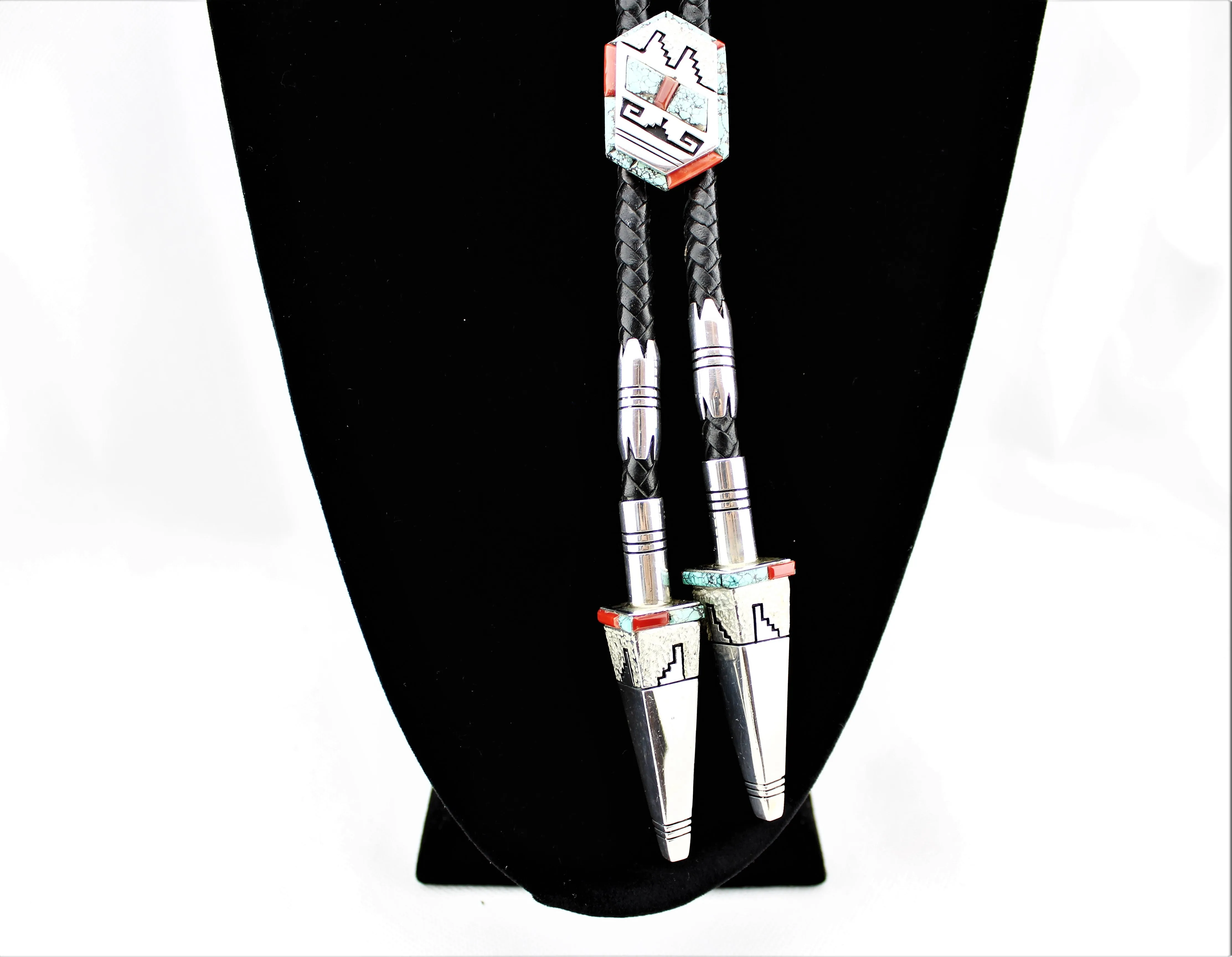 Alvin and Lula Begay Bolo Tie Buckle Set