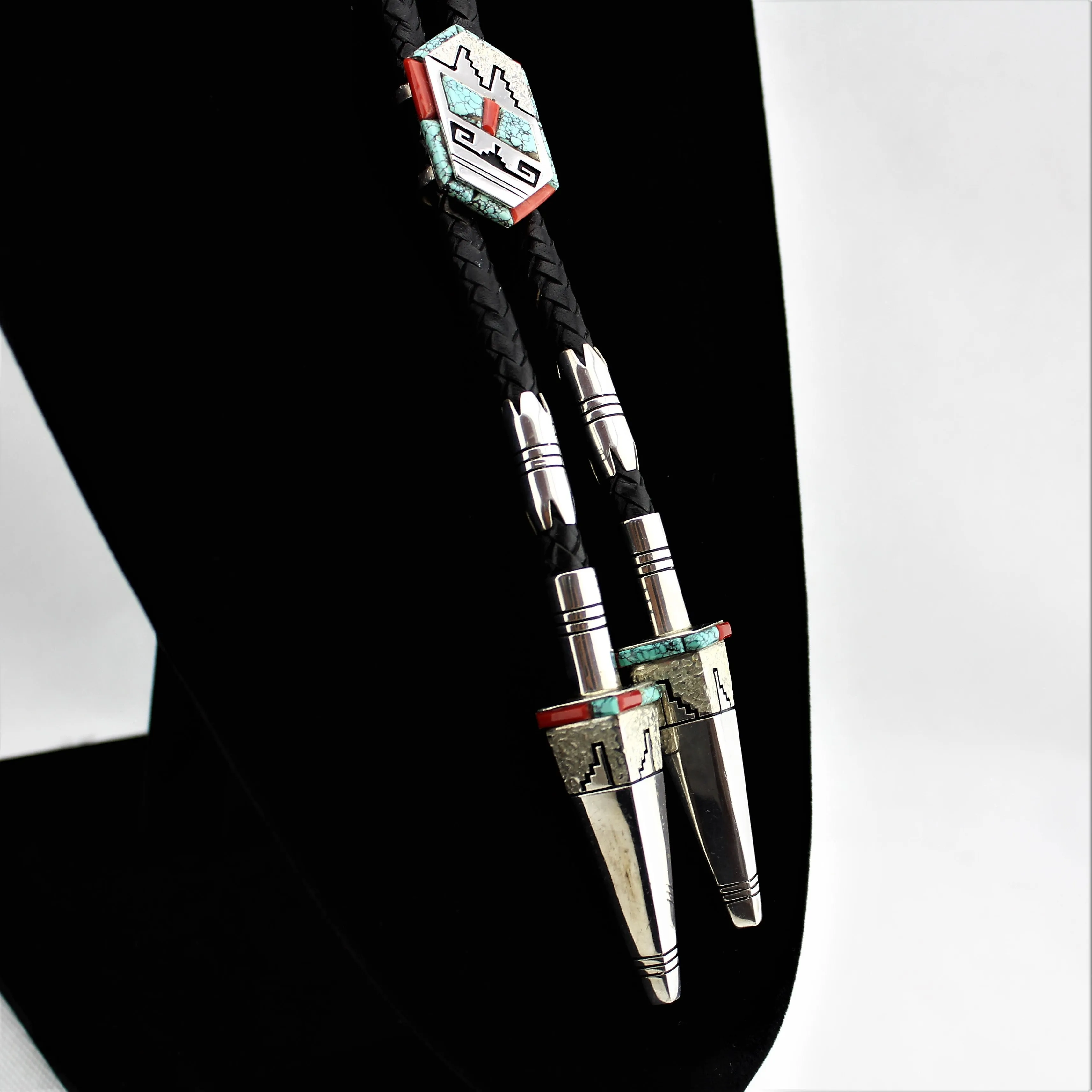 Alvin and Lula Begay Bolo Tie Buckle Set
