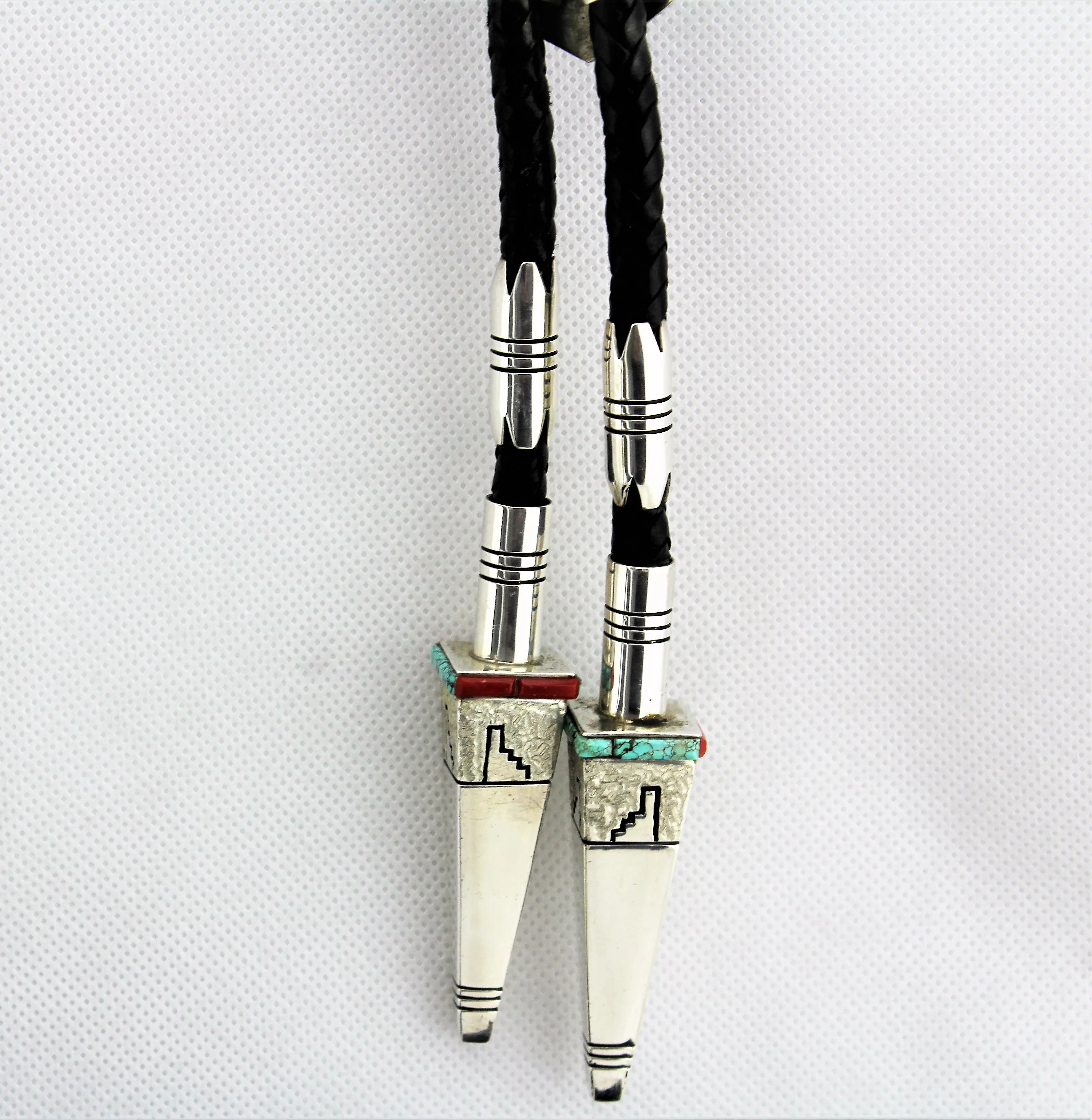 Alvin and Lula Begay Bolo Tie Buckle Set
