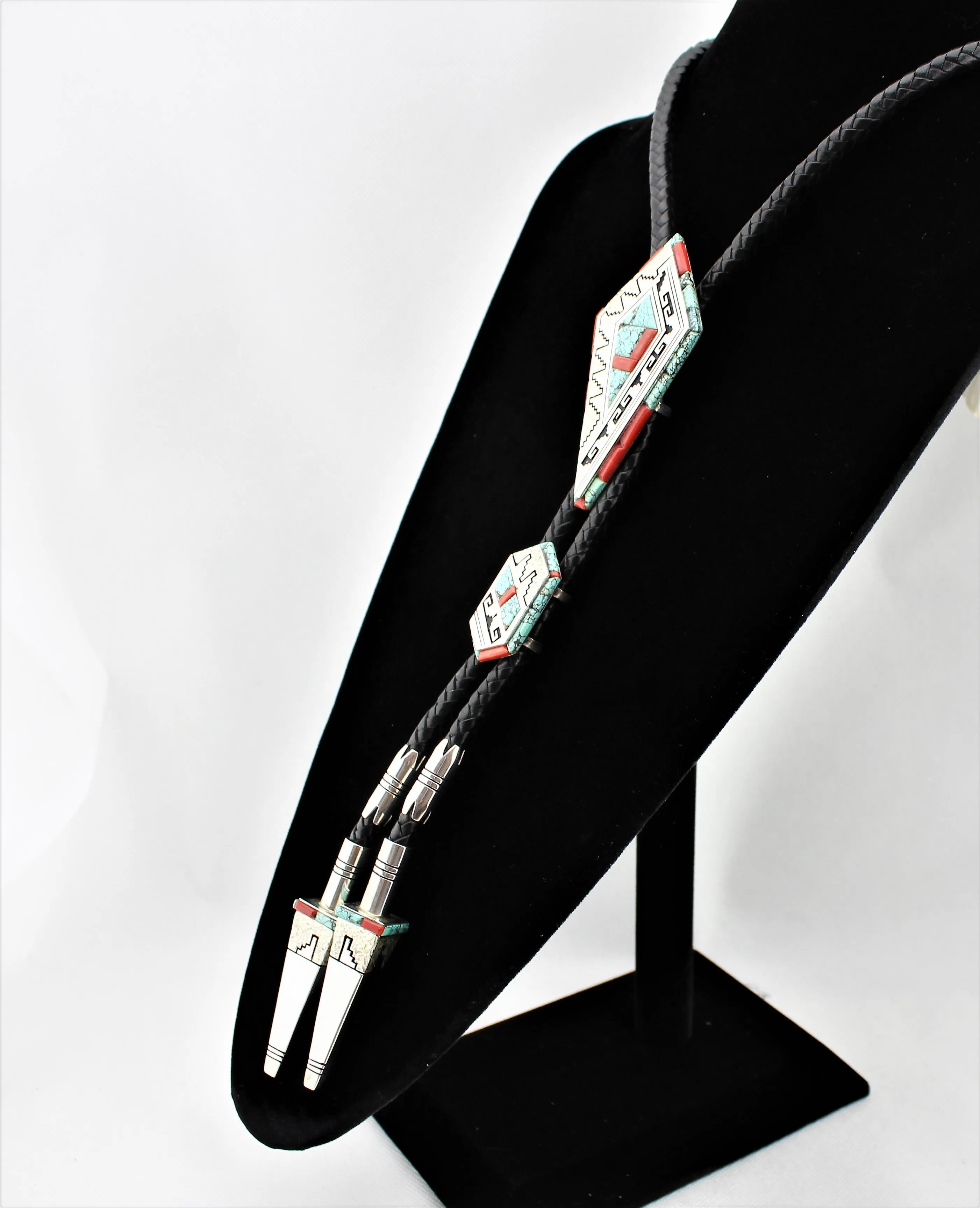 Alvin and Lula Begay Bolo Tie Buckle Set