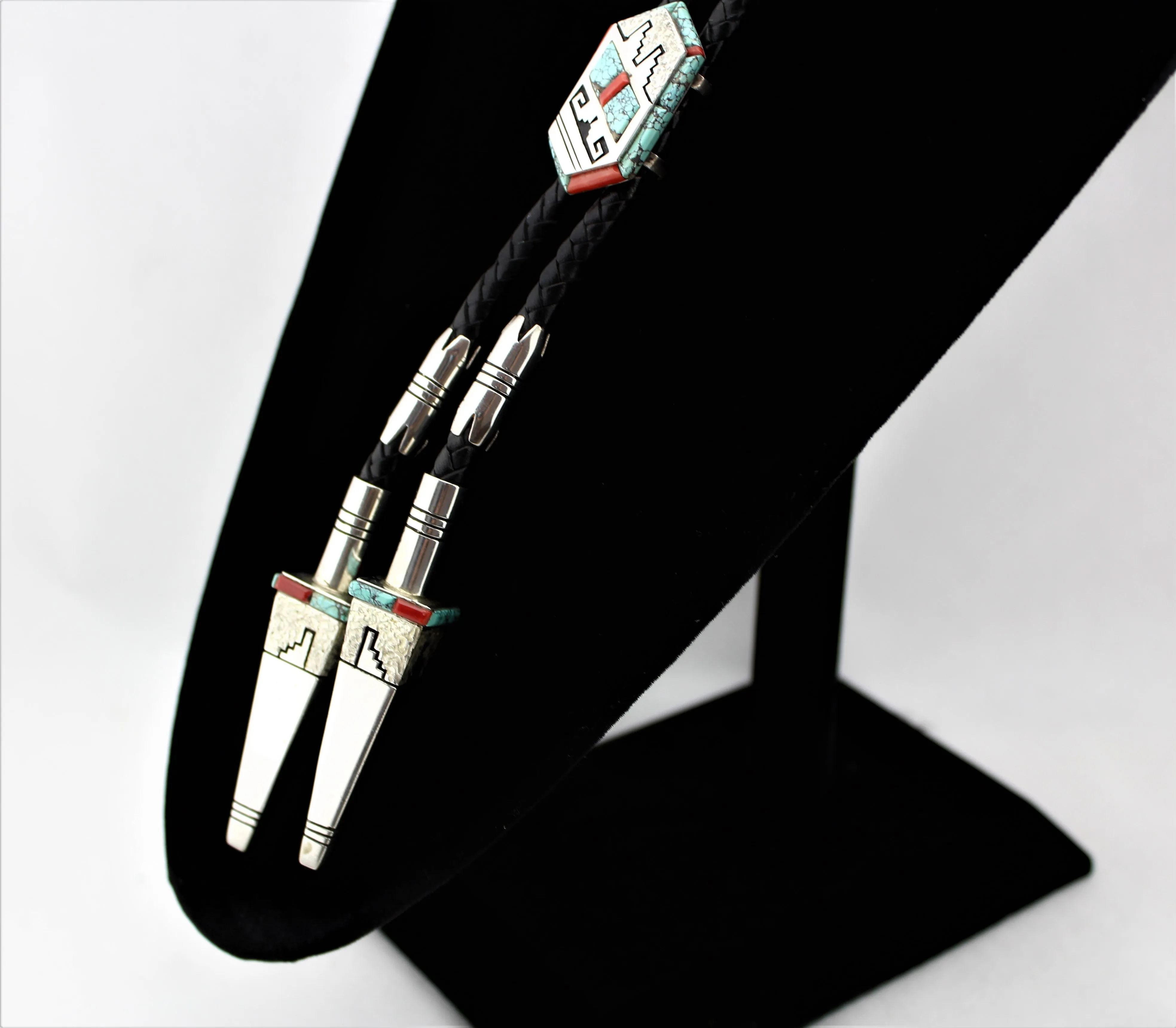 Alvin and Lula Begay Bolo Tie Buckle Set