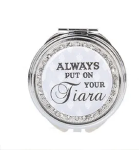 Always Put on Your Tiara Makeup Compact Case