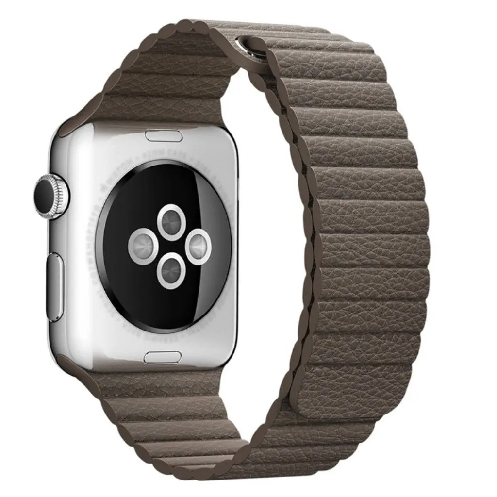 Apple Watch Series 4 40mm genuine leather watch strap - Brown