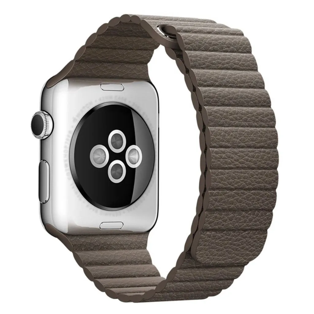 Apple Watch Series 4 40mm genuine leather watch strap - Brown