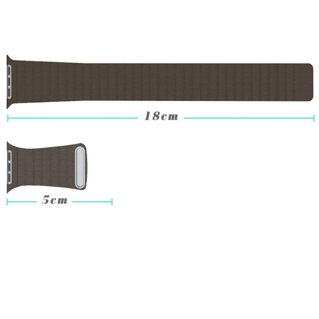 Apple Watch Series 4 40mm genuine leather watch strap - Brown