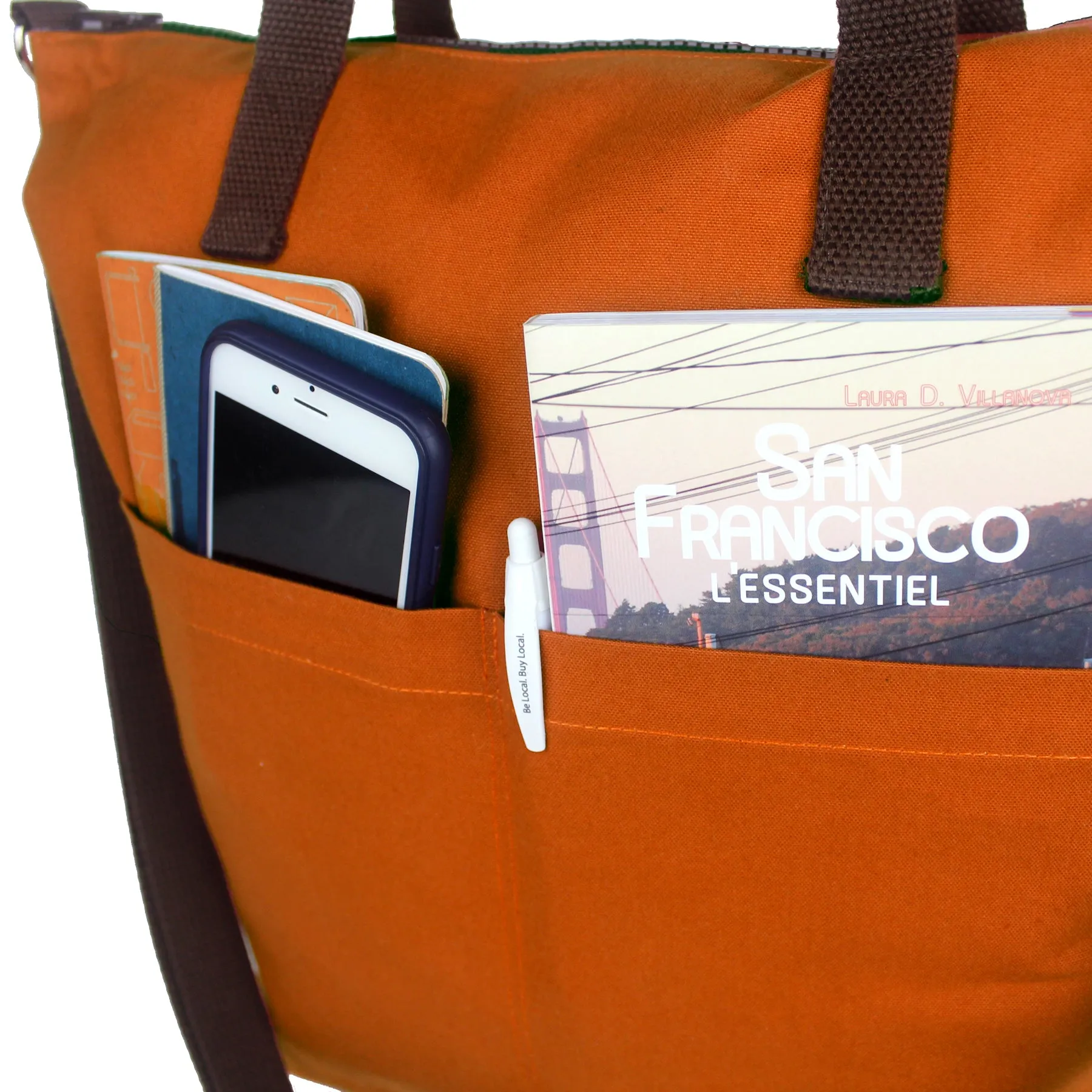 Aria Reversible Messenger: Terracotta
