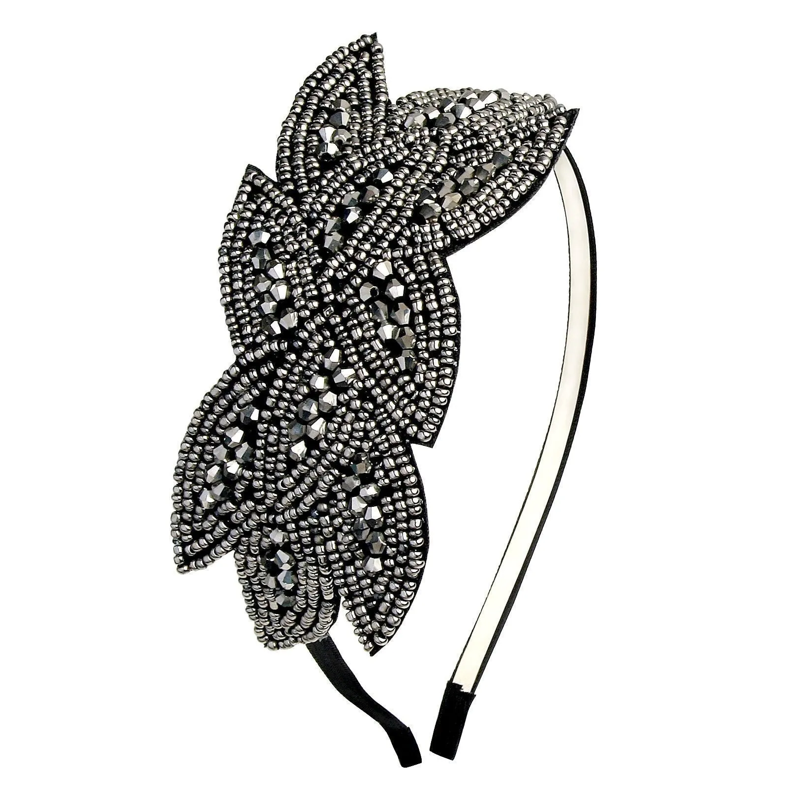 ArtiDeco 1920s Headpiece Vintage 1920s Headband Crystal Headband Flapper Headpiece with Crystal Great Gatsby Costume Accessories Roaring 20's Accessories