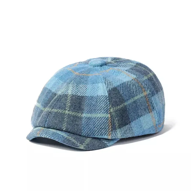 Auckland Plaid Newsboy Cap