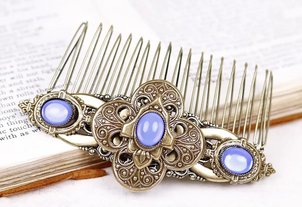 Avebury Comb - Antiqued Brass