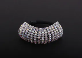 AY0062-1 FH2 AB Rhinestone Stretch Ponytail Holder