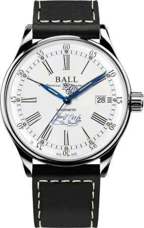 Ball Watch Company Trainmaster Endeavour Chronometer Leather Limited Edition