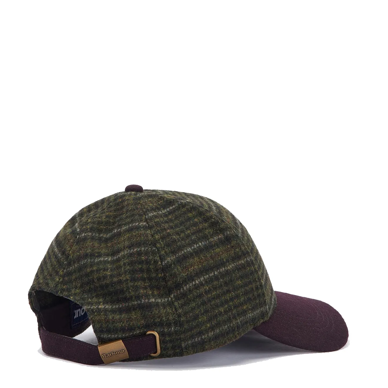 Barbour Clyde Cap Brown/Olive Plaid