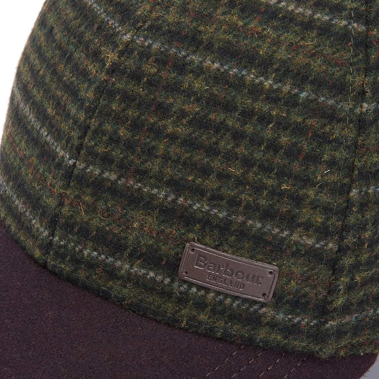 Barbour Clyde Cap Brown/Olive Plaid