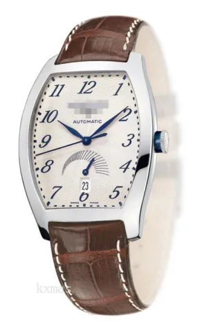 Best Cheap Crocodile Leather Watch Strap L2.672.4.73.4_K0008083