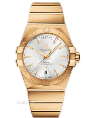 Best Economical Yellow Gold 22 mm Watch Band 123.50.38.22.02.002_K0018095