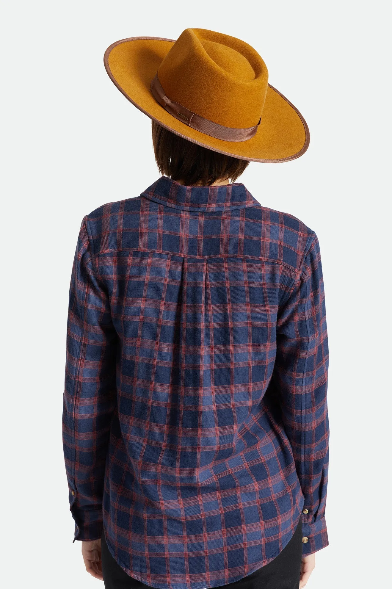 Brixton Jo Rancher Fedora | Brass