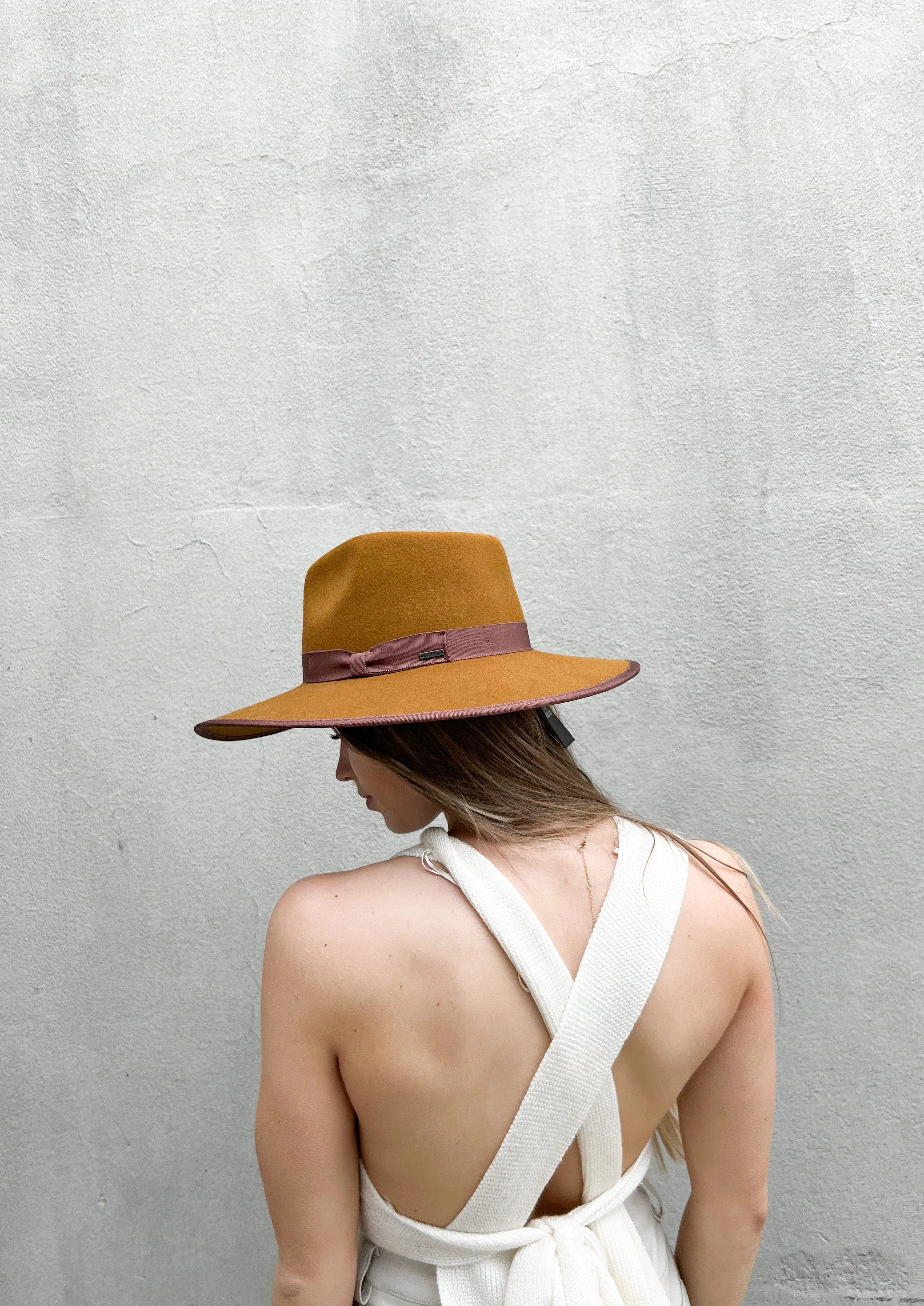 Brixton Jo Rancher Fedora | Brass