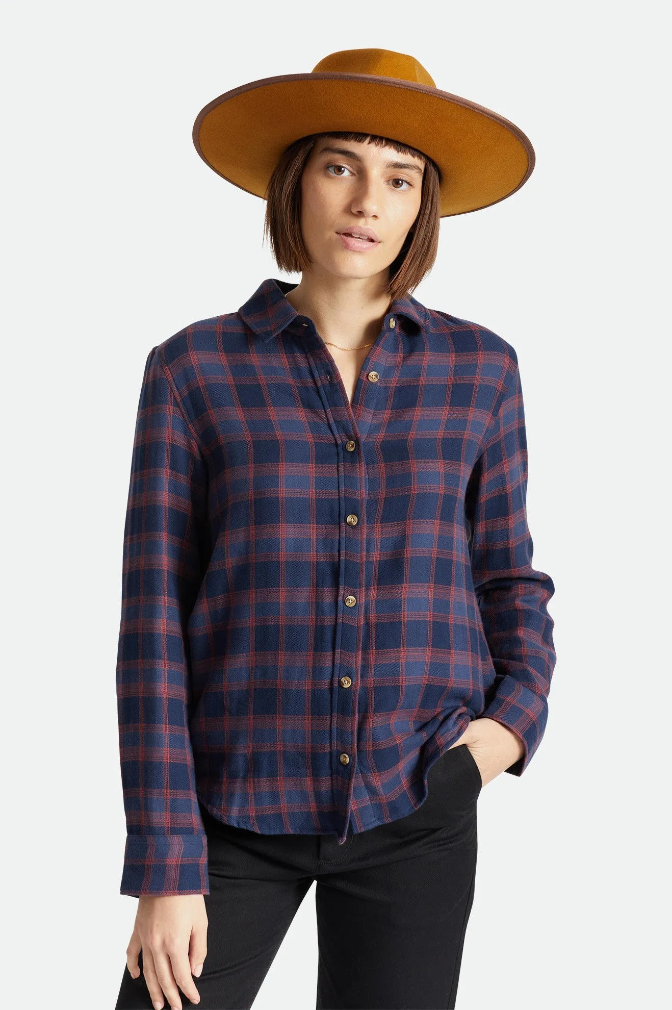 Brixton Jo Rancher Fedora | Brass