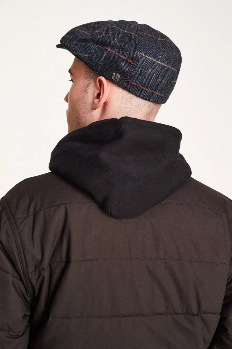 Brood Snap Cap - Navy Plaid