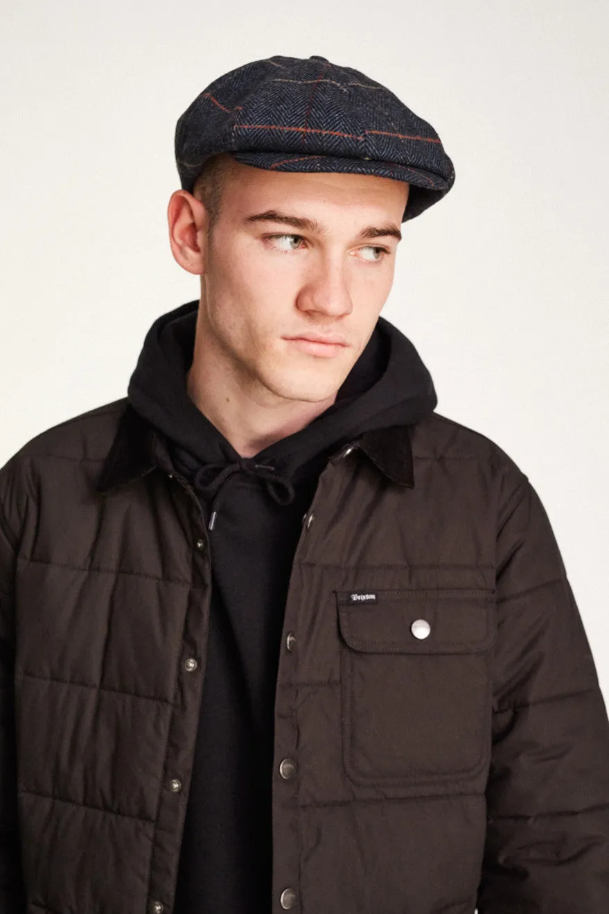 Brood Snap Cap - Navy Plaid