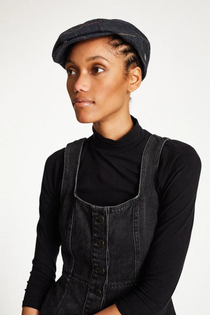 Brood Snap Cap - Navy Plaid
