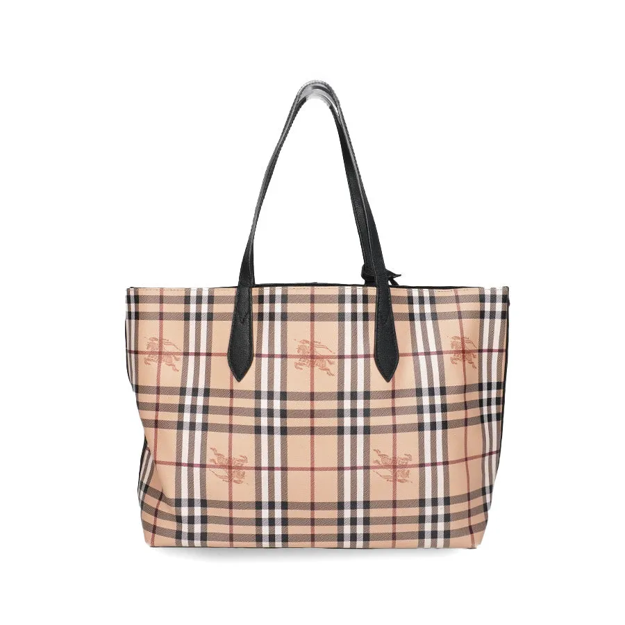 Burberry 'Haymarket' Reversible Tote Bag