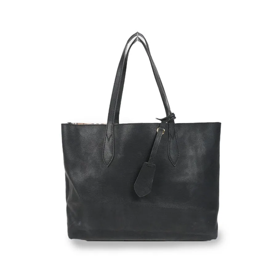 Burberry 'Haymarket' Reversible Tote Bag