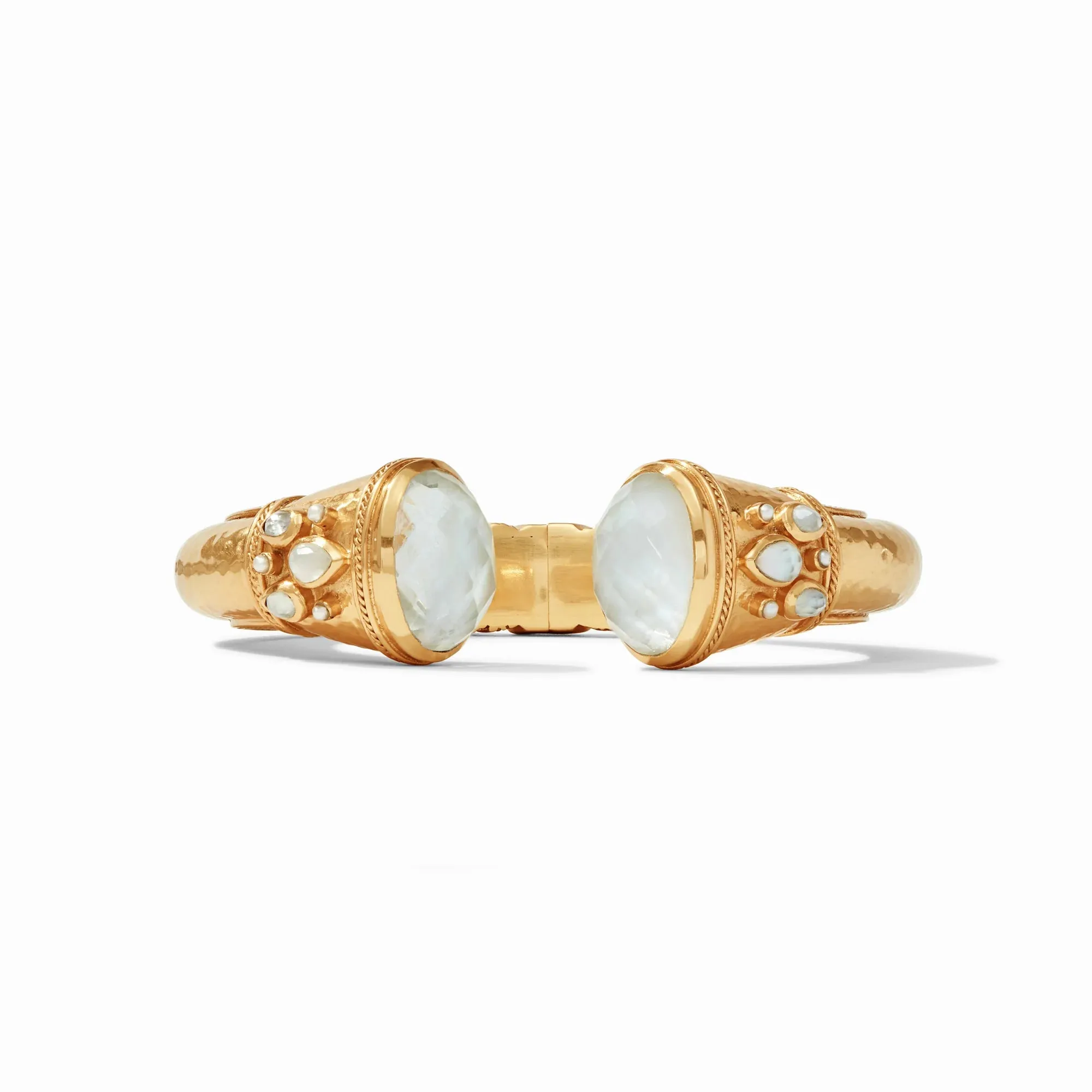 Cannes Cuff - Iridescent Clear Crystal