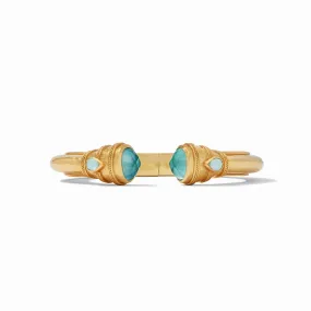 Cannes Demi Cuff - Iridescent Bahamian Blue