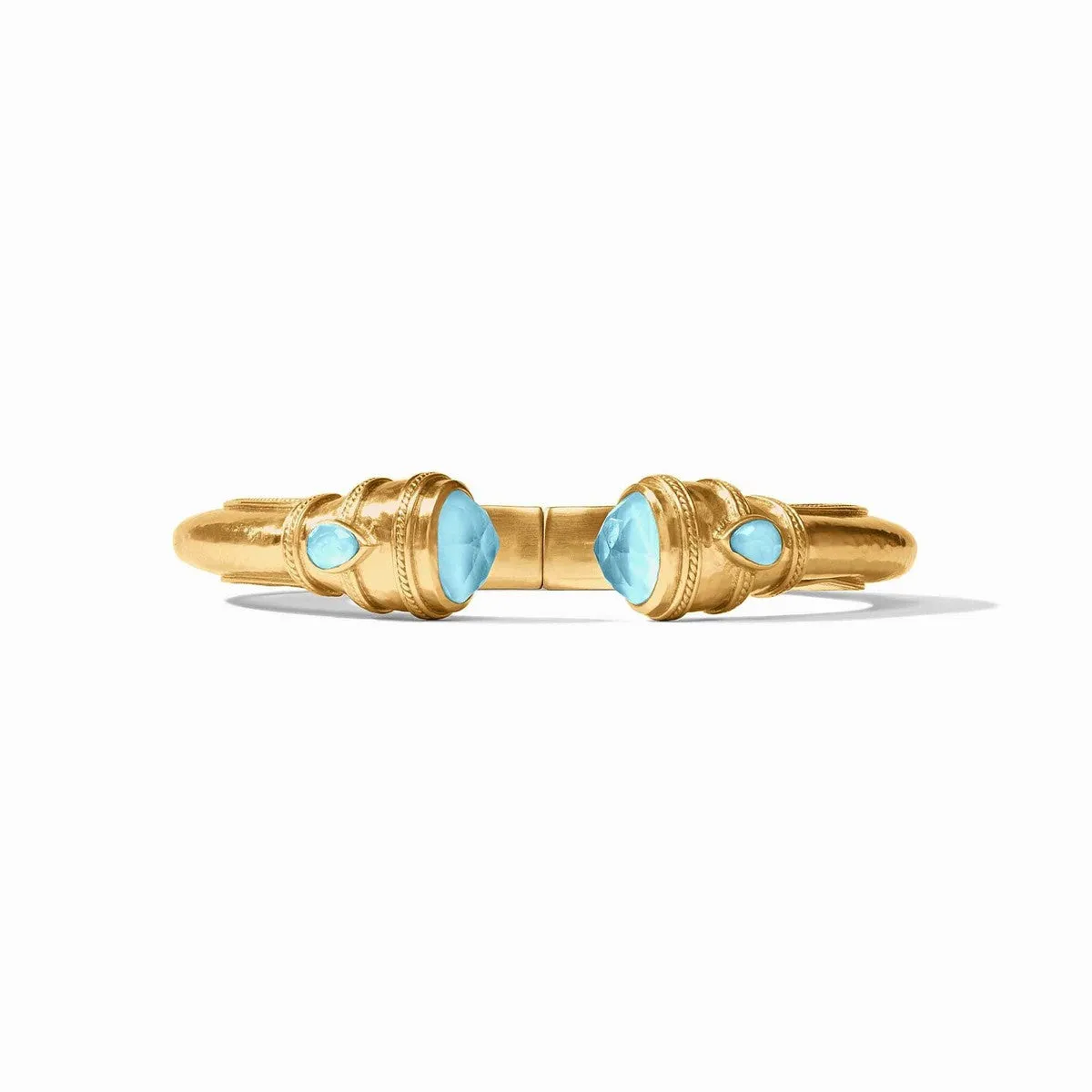 Cannes Demi Cuff - Iridescent Capri Blue