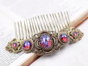 Canterbury Comb - Antiqued Brass