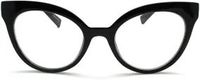 Cat Eye Women's Reading Black Glasses