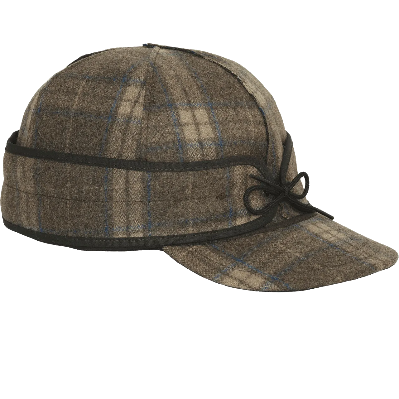 Century Plaid Wool Cap with Ear Flaps