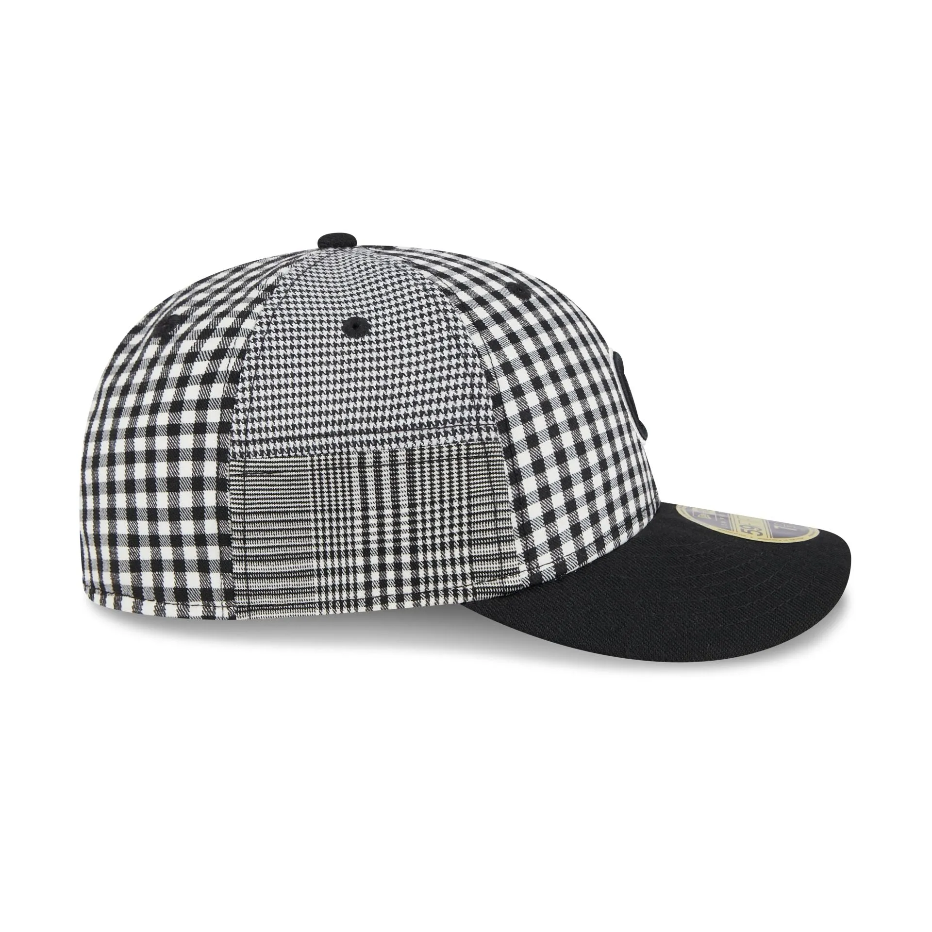 Chicago Cubs Patch Plaid Low Profile 59FIFTY Fitted Hat