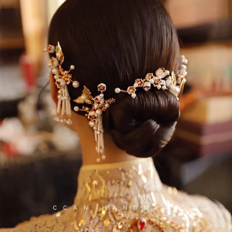 Chinese Tiara Dragon And Phoenix Bridal Headdress