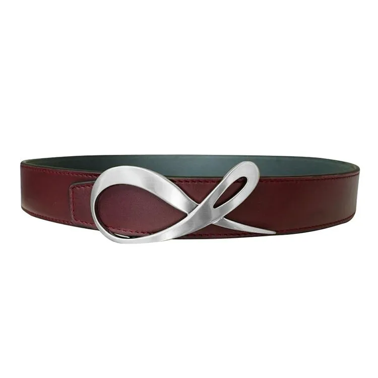 Classica Bordo Grafite Silver Belt