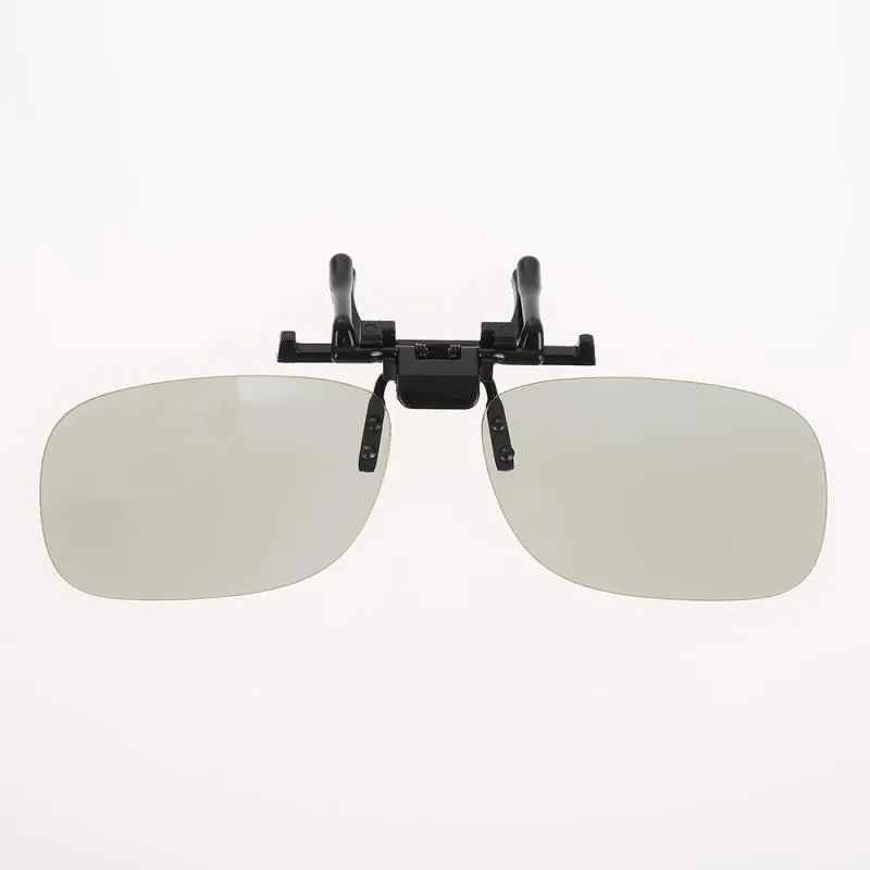 Clip On type Passive Circular 3D Glasses Clip for LG 3D TV Cinema Film 3D Glasses Hanging Frame Myopia Glasses Stereo Clip