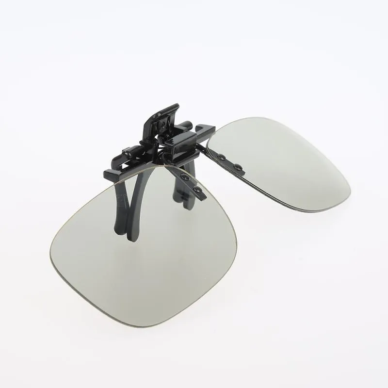 Clip On type Passive Circular 3D Glasses Clip for LG 3D TV Cinema Film 3D Glasses Hanging Frame Myopia Glasses Stereo Clip