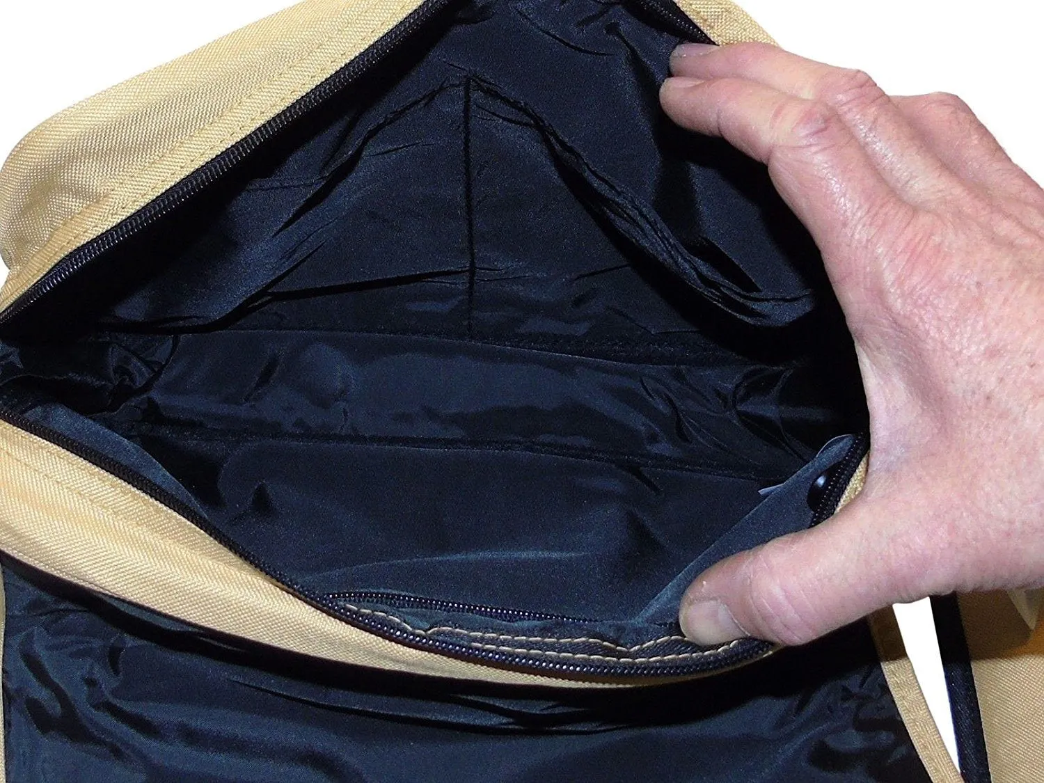 Compact Polyester Messenger Bag
