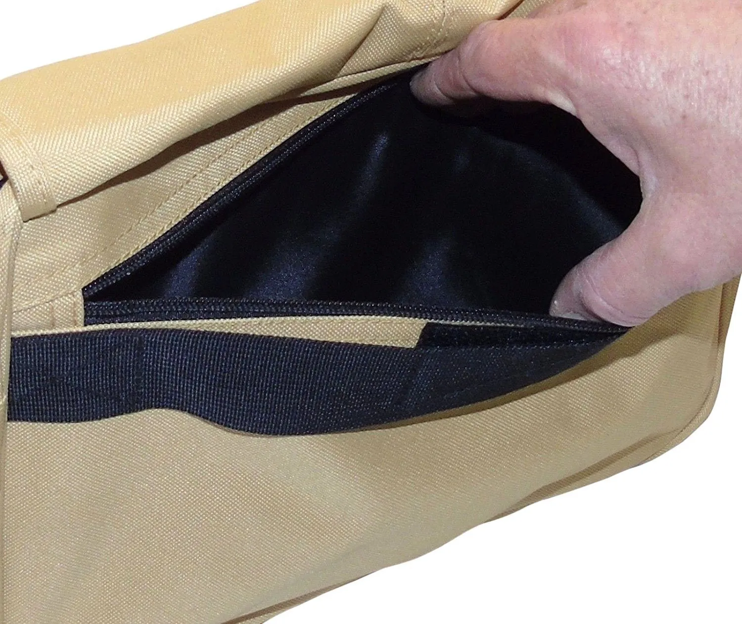 Compact Polyester Messenger Bag