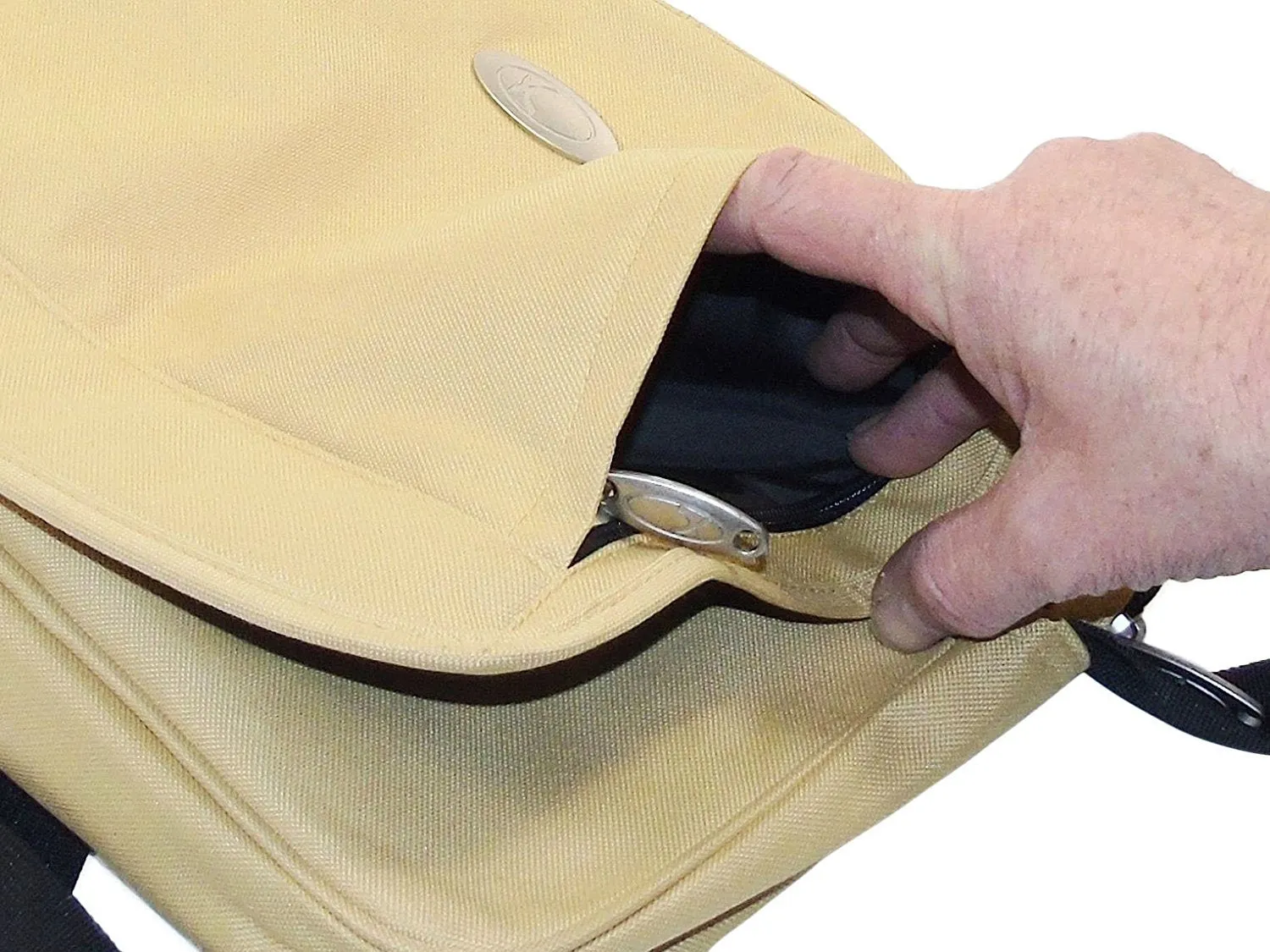 Compact Polyester Messenger Bag